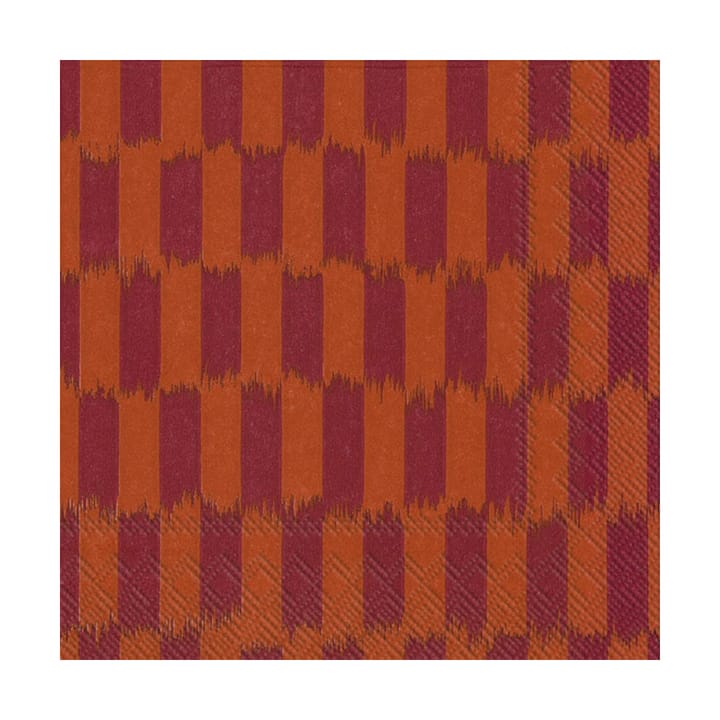 Piekana servietter 33x33 cm 20-pk - Terracotta - Marimekko