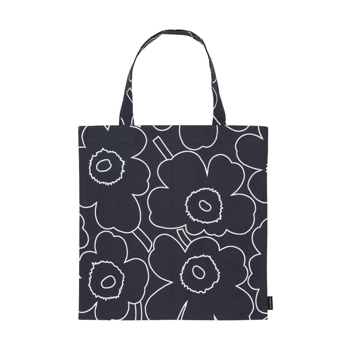 Pieni Piirto Unikko veske 44x43 cm, Black-white Marimekko