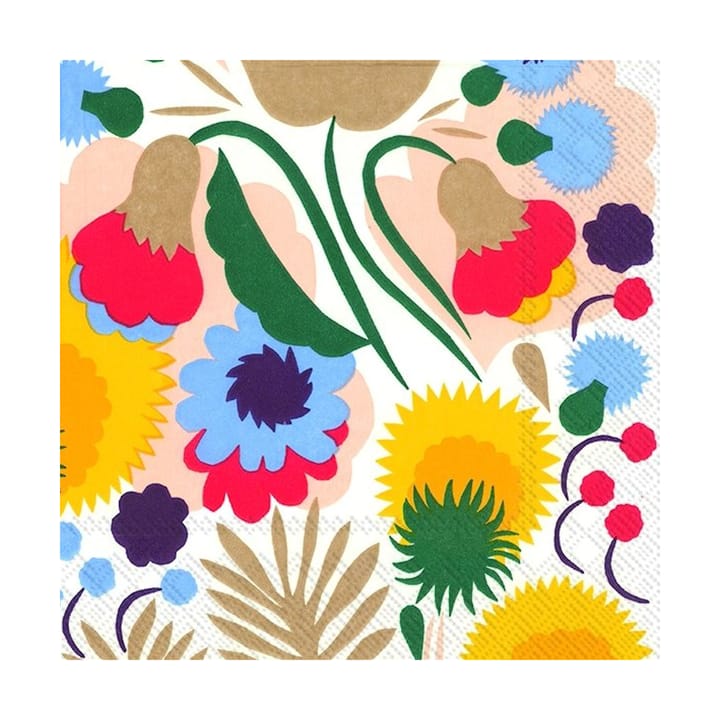 Pikkukellukka servietter 33x33 cm 20-pk - Multi - Marimekko