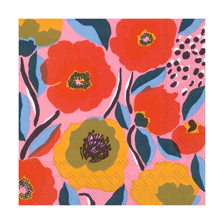 Rosarium servietter 33x33 cm 20-pk, Rose Marimekko