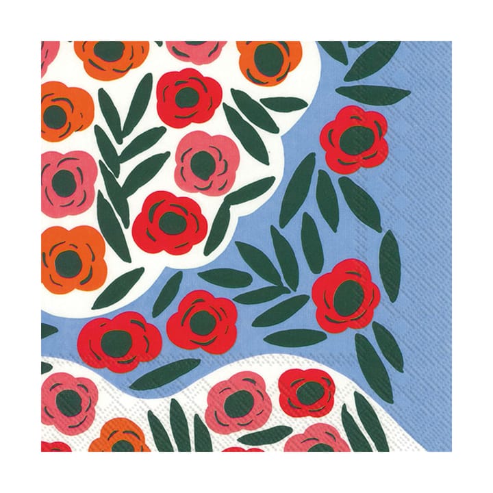 Ruukku servietter 33x33 cm 20-pk, Blue Marimekko