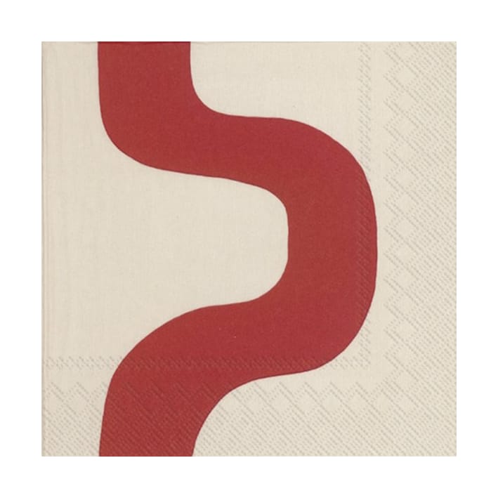 Seireeni servietter 33x33 cm 20-pk - Red - Marimekko