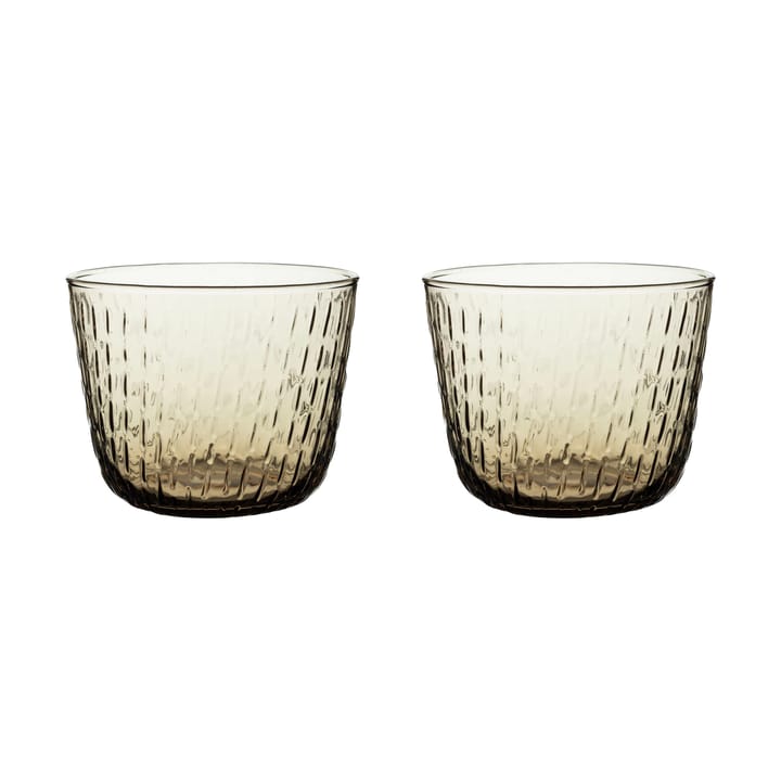 Syksy drikkeglass 2dl 2-pack, Brown Marimekko