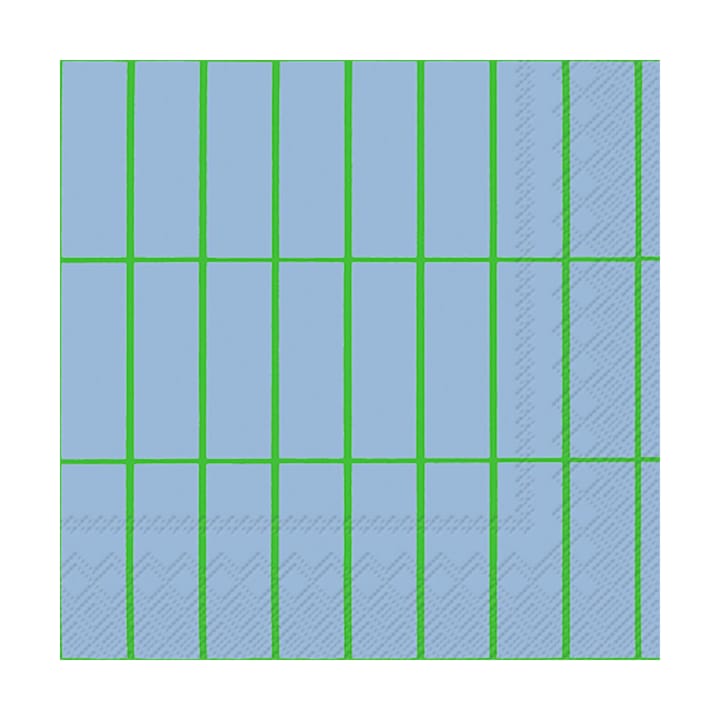 Tiiliskivi servietter 33x33 cm 20-pk, Light blue-green Marimekko