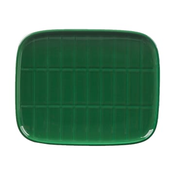 Tiiliskivi tallerken 12 x 15 cm - Dark green - Marimekko