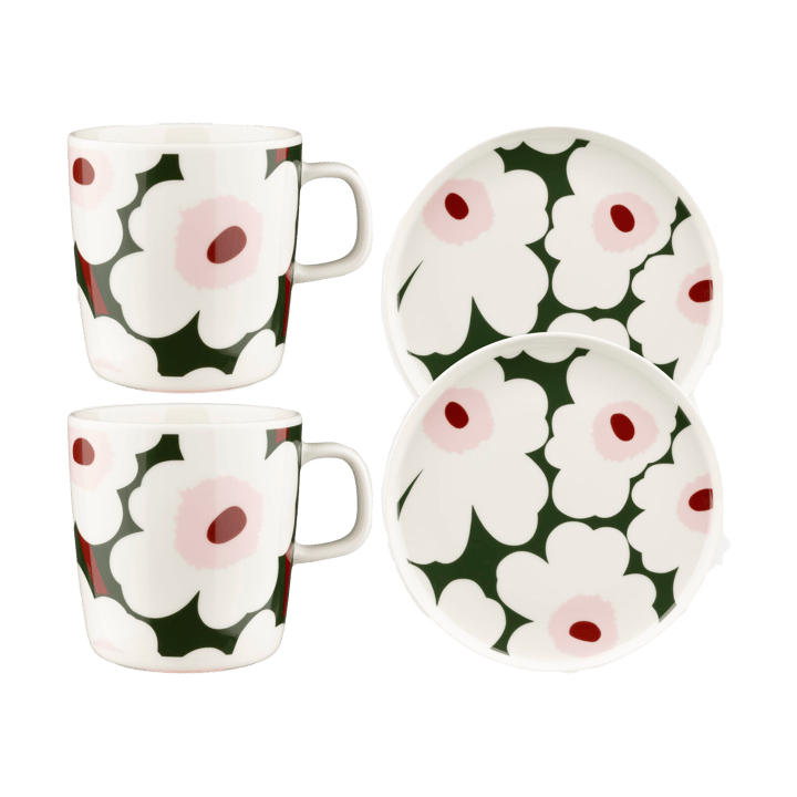 Unikko frokostsett - Grønn - Marimekko