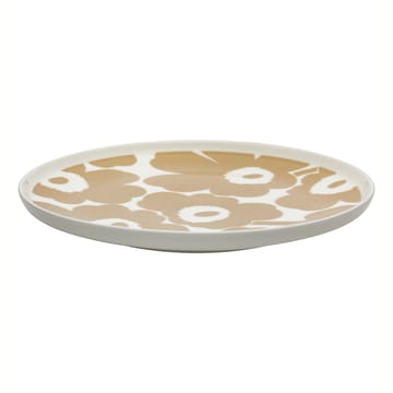 Unikko tallerken beige-hvit - Ø25 cm - Marimekko