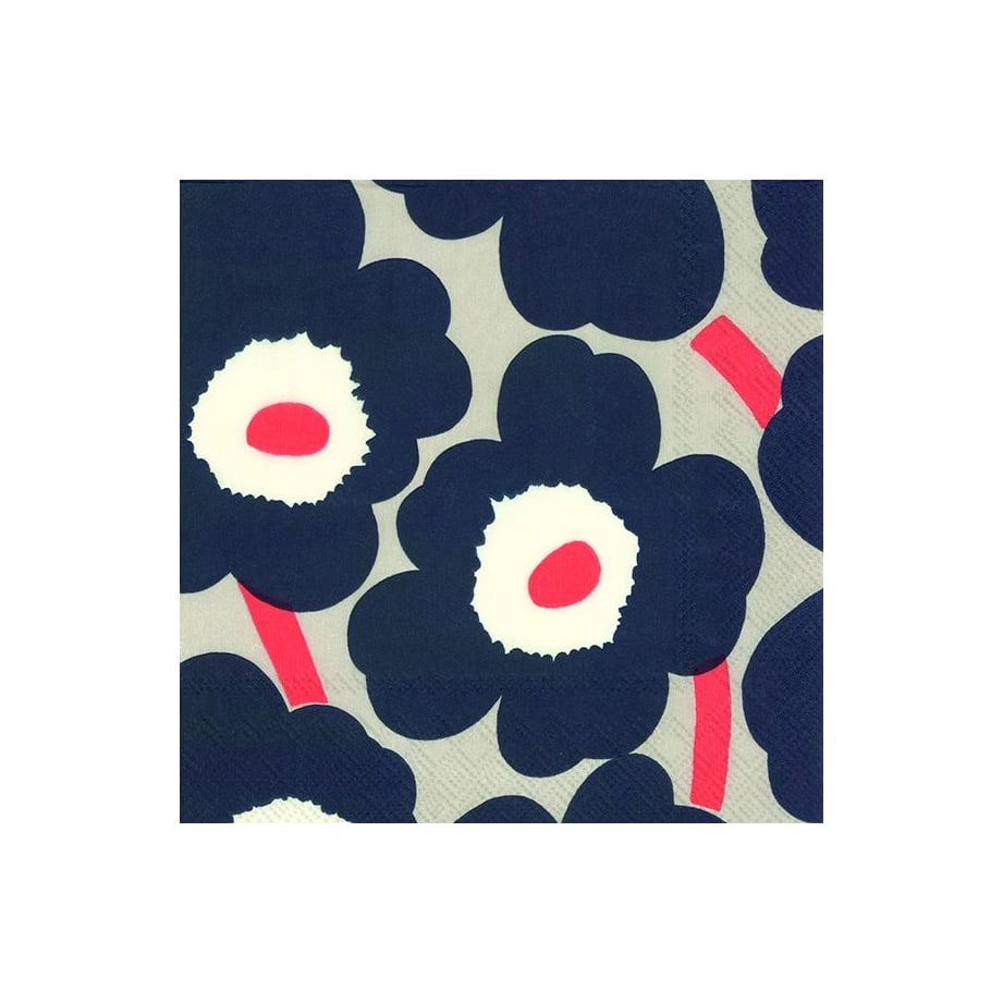 Marimekko Unniko serviett 33×33 cm 20-pakning Linne