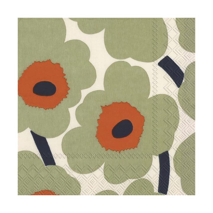 Unniko servietter 33x33 cm 20-pk, Cream-orange Marimekko