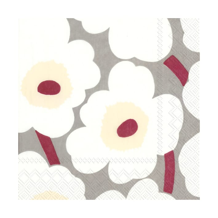 Unniko servietter 33x33 cm 20-pk - Cream - Marimekko