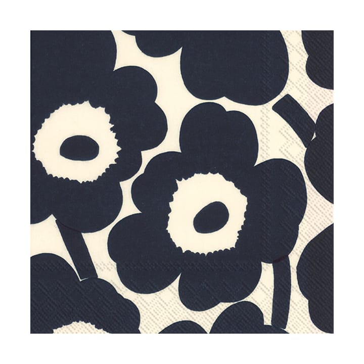 Unniko servietter 33x33 cm 20-pk, Dark blue Marimekko