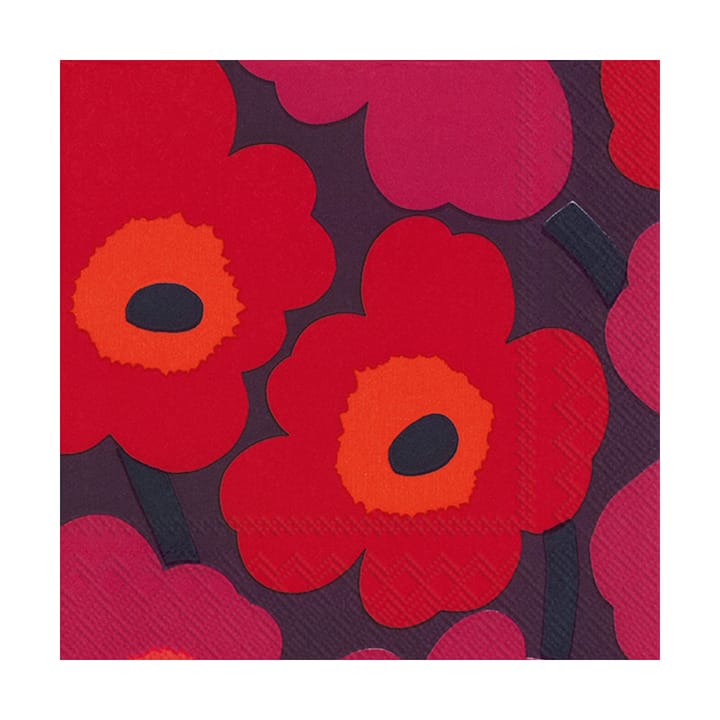 Unniko servietter 33x33 cm 20-pk - Mauve - Marimekko