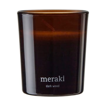 Meraki duftlys 12 timer 2-pk - Dark wood - Meraki