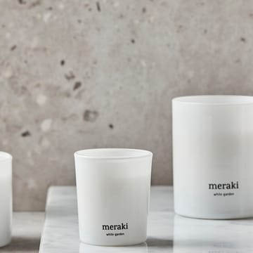 Meraki duftlys 12 timer 2-pk - White garden - Meraki