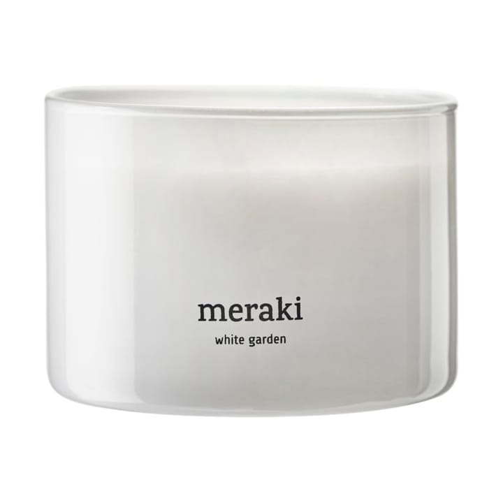 Meraki duftlys, 60 timer - White garden - Meraki