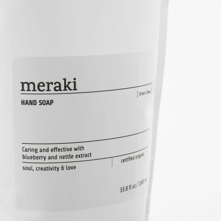 Meraki håndsåpe refill 1000 ml, Linen dew Meraki