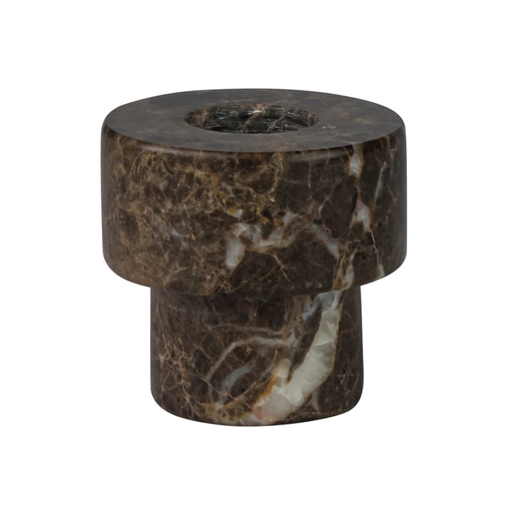 Marble lysestake 5 cm, Brun Mette Ditmer