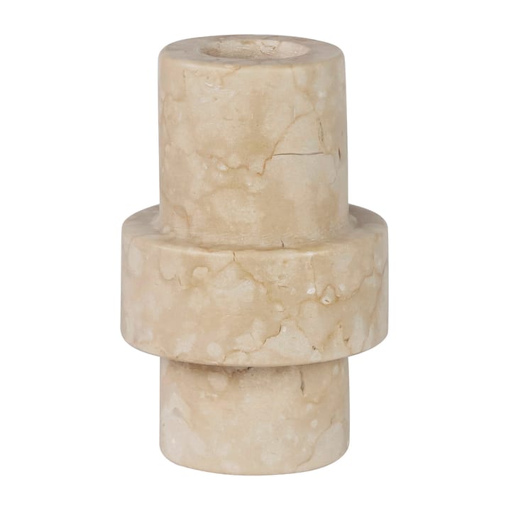 Marble lysestake 8,5 cm - Sand - Mette Ditmer