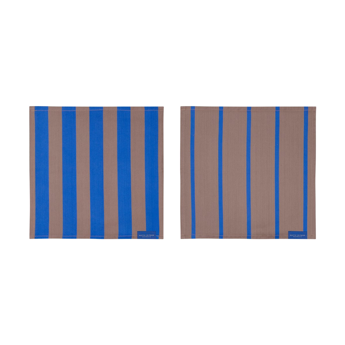 Mette Ditmer Stripes kjøkkenklut 33×33 cm 2-pack Blush