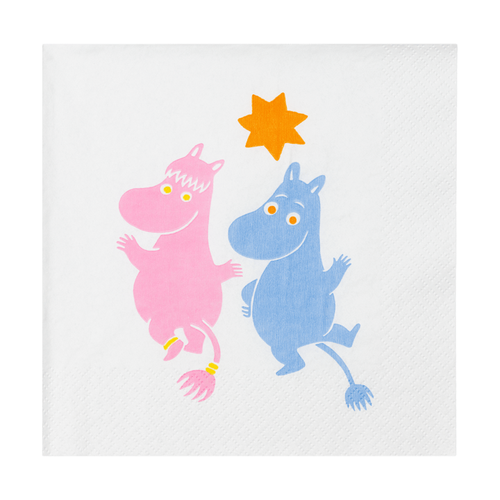 Mummi serviett Fest 33x33 cm 20-pk - Multi - Moomin Arabia