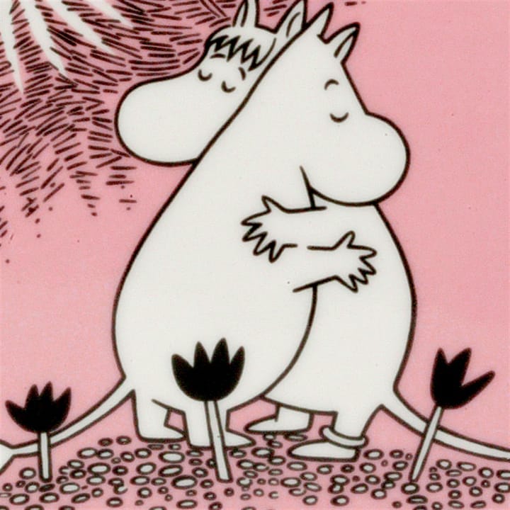 Mummiskål Kjærlighet, rosa Moomin Arabia