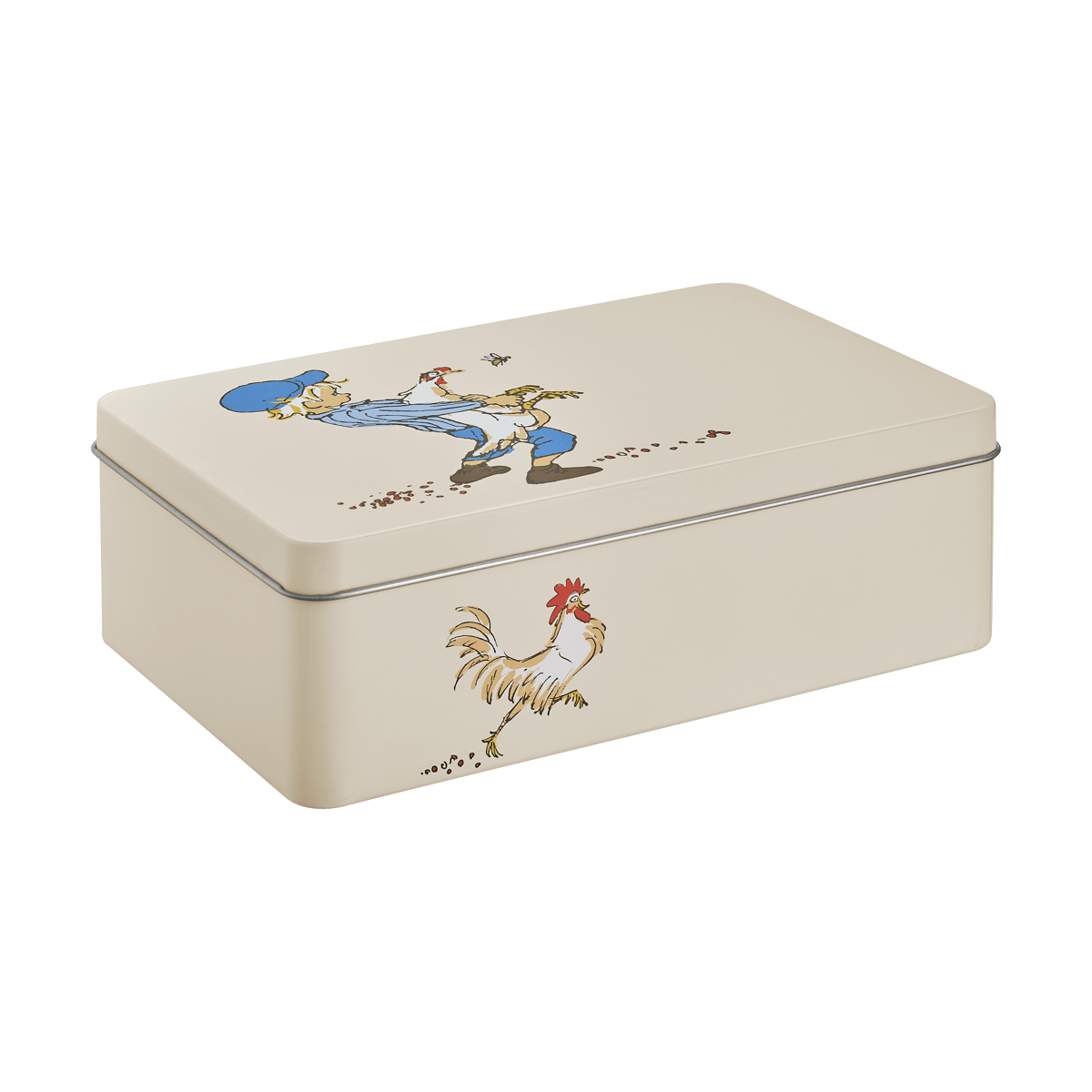 Muurla Emil blikkboks 18x12x6 cm Cluck Cluck