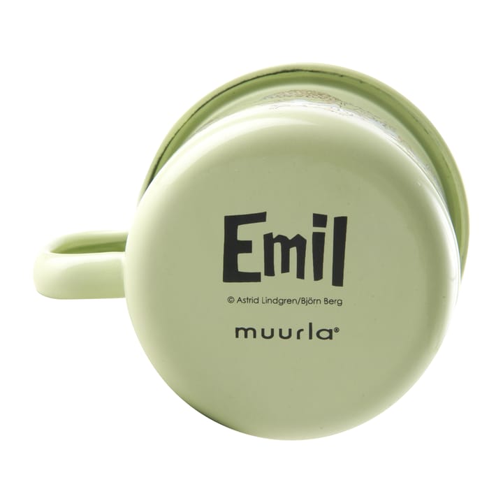 Emil & Ida emaljekopp 2,5 dl, Green Muurla