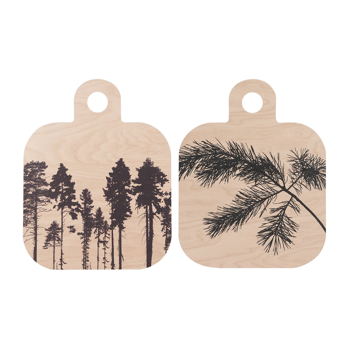 Muurla Forest skjærefjøl 25×32 cm natur-svart