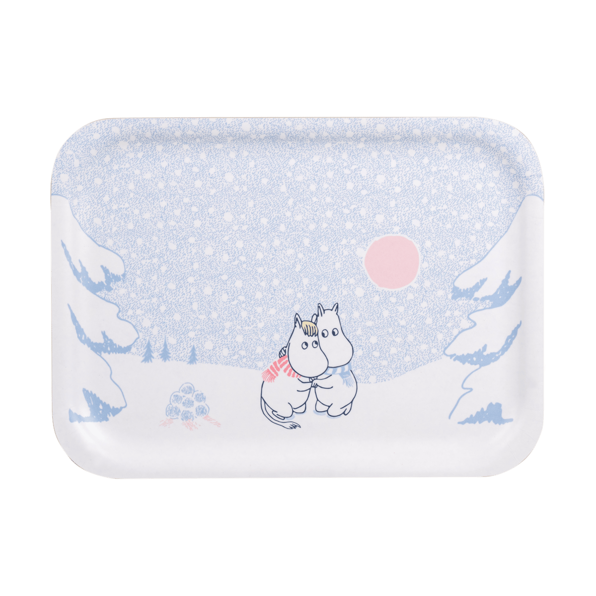 Muurla Moomin brett 20×27 cm Let it snow