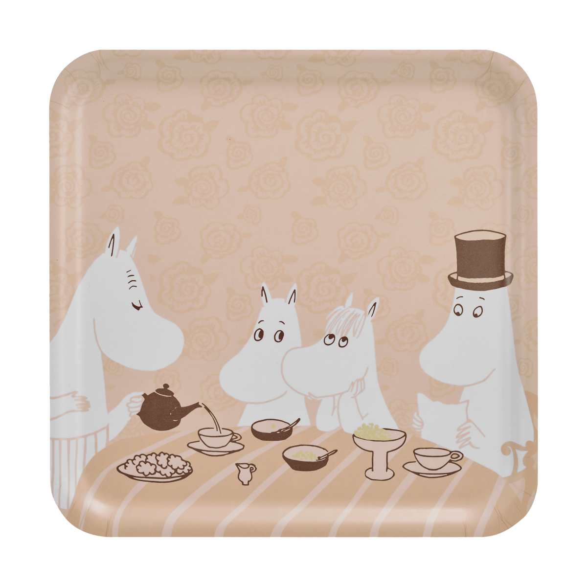 Muurla Moomin brett 33×33 cm Coffee time