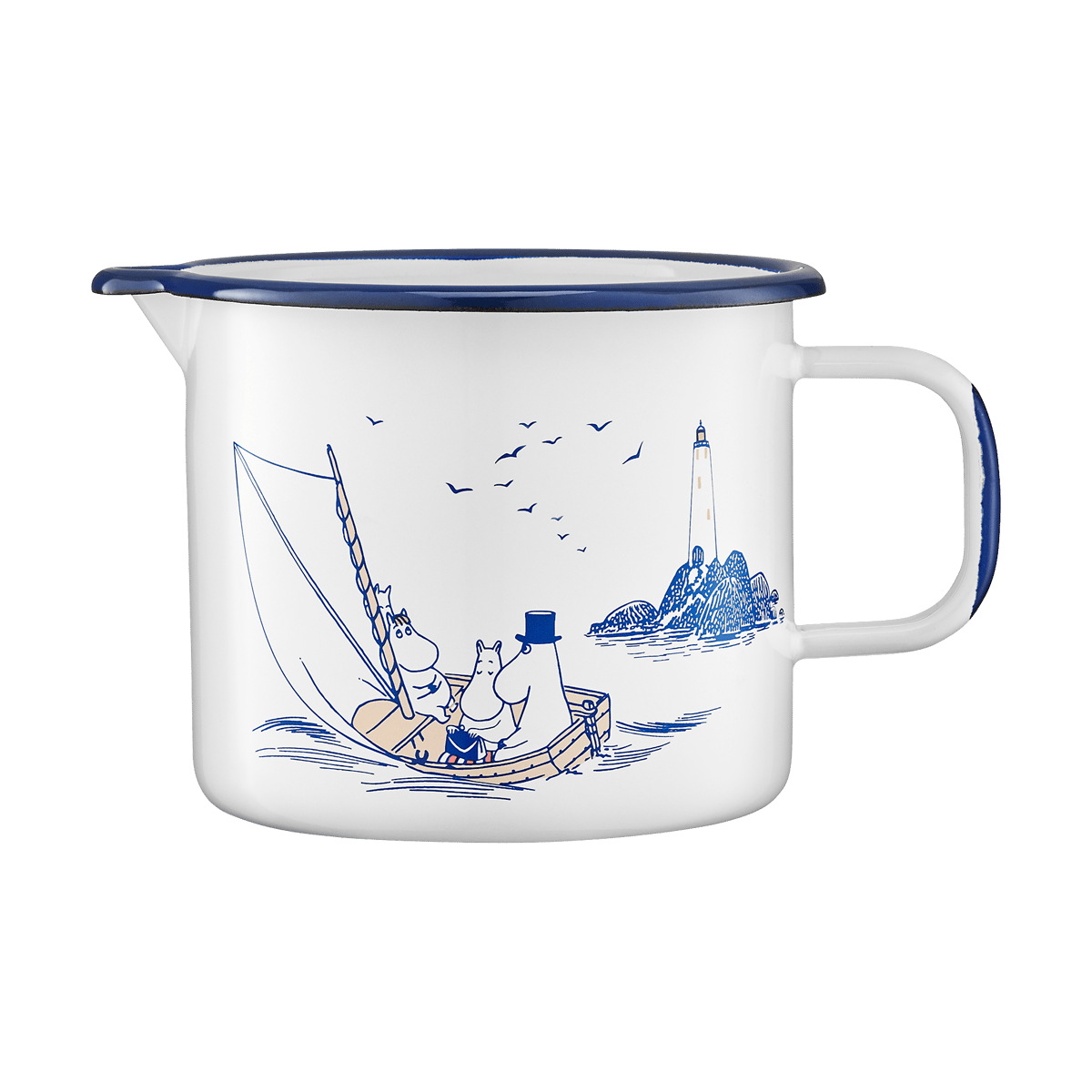 Muurla Moomin emaljekanne 1,3L Sailors