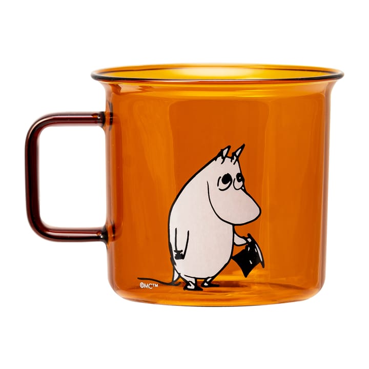 Moominpappa glasskopp 35 cl, Amber Muurla