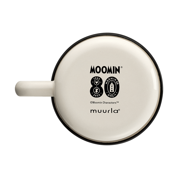 Mummi 80 emaljekrus 37 cl, Hvit Muurla