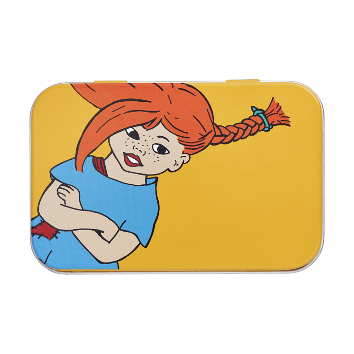 Pippi metallboks 10x6,5x3 cm, The Strongest Girl Muurla