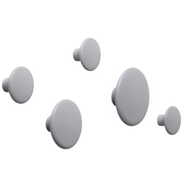 Dots klesknagg grå 1-pack - Ø13 cm - Muuto