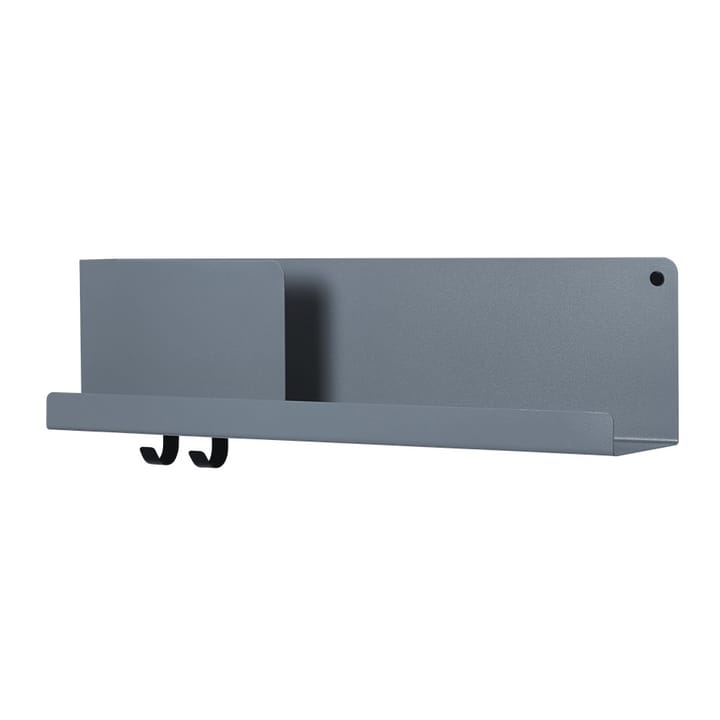 Folded hylle medium - Blue grey - Muuto