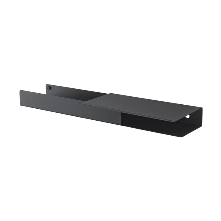 Folded platform hylle 62 x 5,4 cm - Svart - Muuto