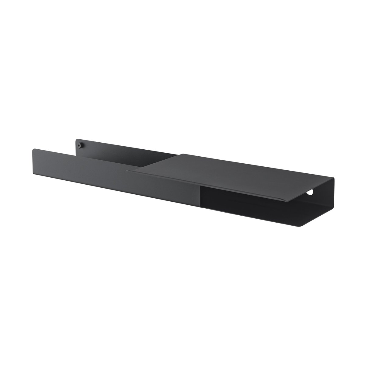 Muuto Folded platform hylle 62 x 5,4 cm Svart