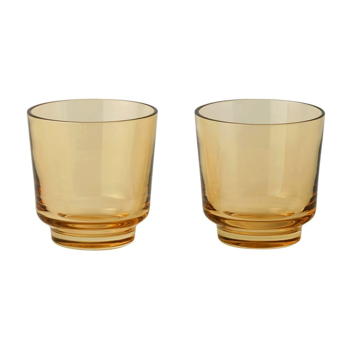 Raise glass 20 cl 2-pakning, Burnt Orange Muuto