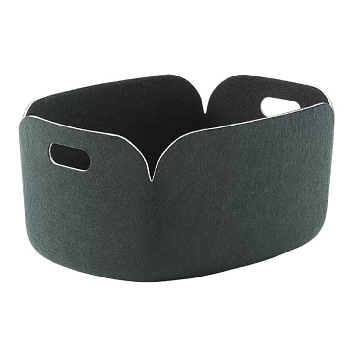 Restore oppbevaringskurv, Dark green Muuto