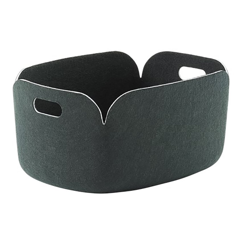 Muuto Restore oppbevaringskurv Dark green