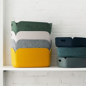 Restore oppbevaringskurv liten - Dusty green (blekgrønn) - Muuto