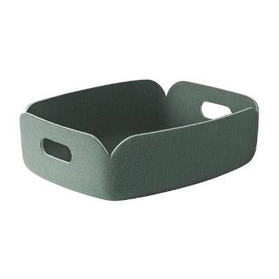 Muuto Restore oppbevaringskurv liten Dusty green (blekgrønn)