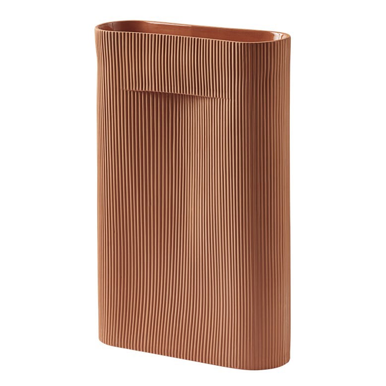 Muuto Ridge vase 48,5 cm Terracotta