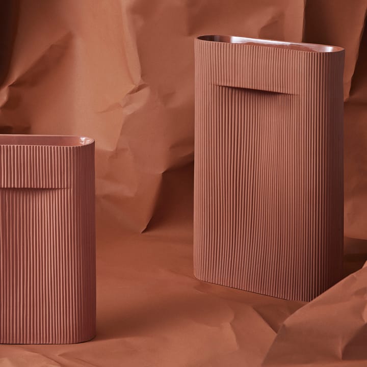 Ridge vase 48,5 cm, Terracotta Muuto