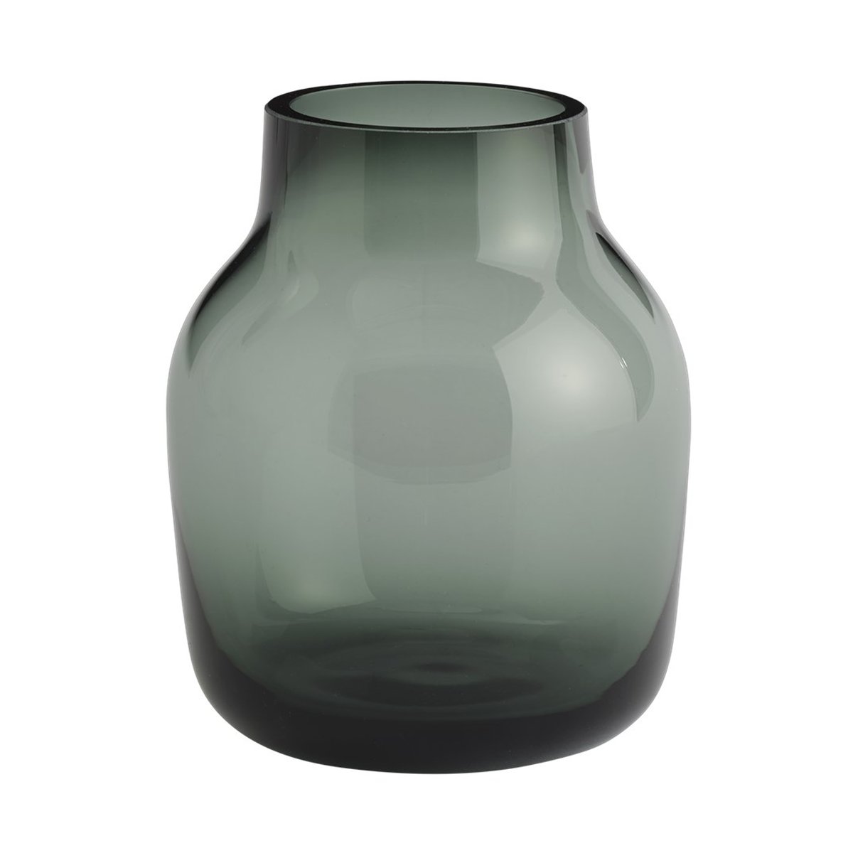 Muuto Silent vase Ø 11 cm Dark green