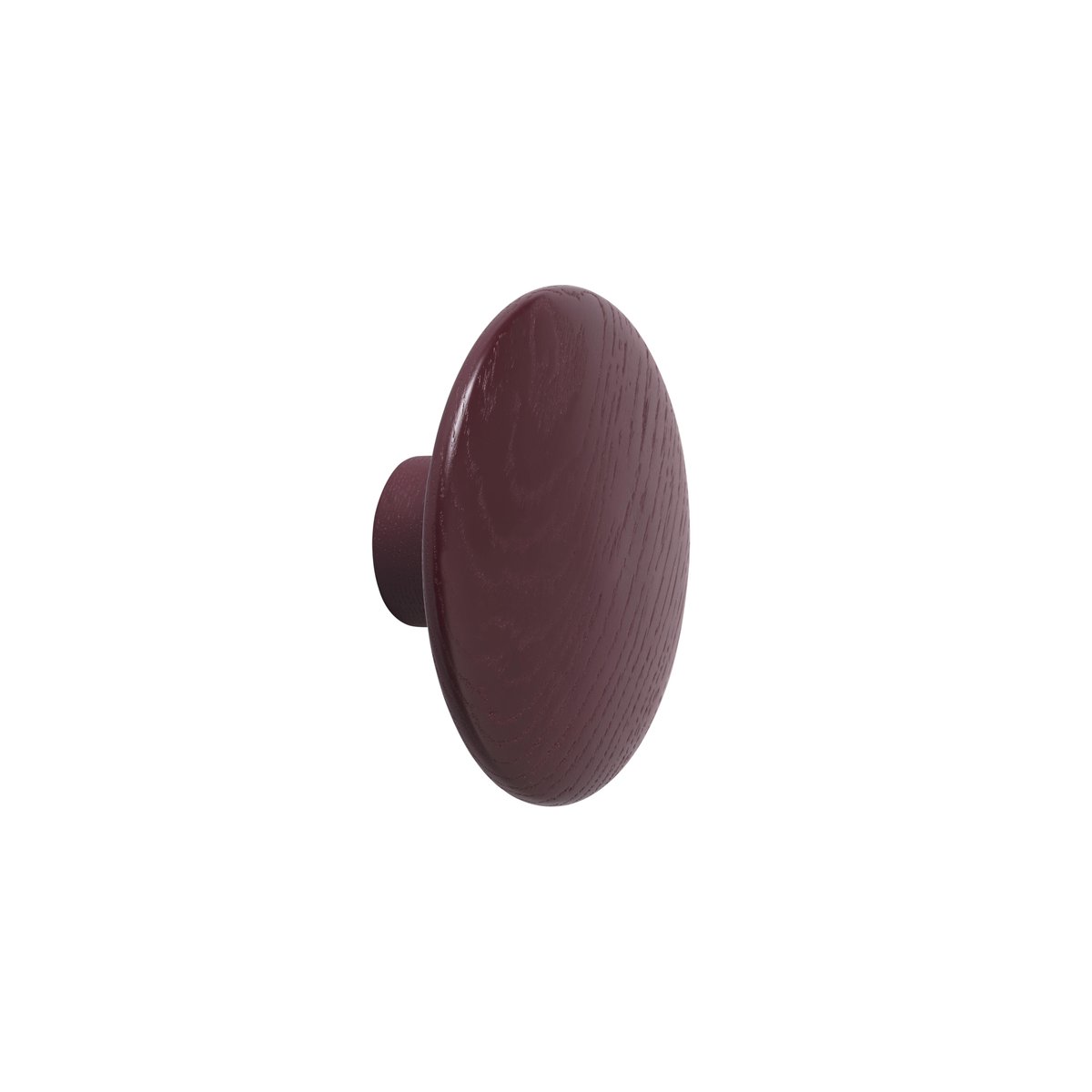 Muuto The Dots klesknagg burgundy Stor