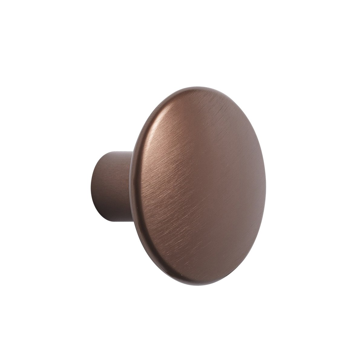 Muuto The Dots klesknagg metall 3,9 cm Umber