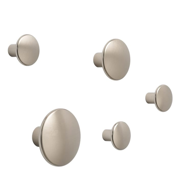 The Dots klesknagg metall 5 cm, Taupe Muuto