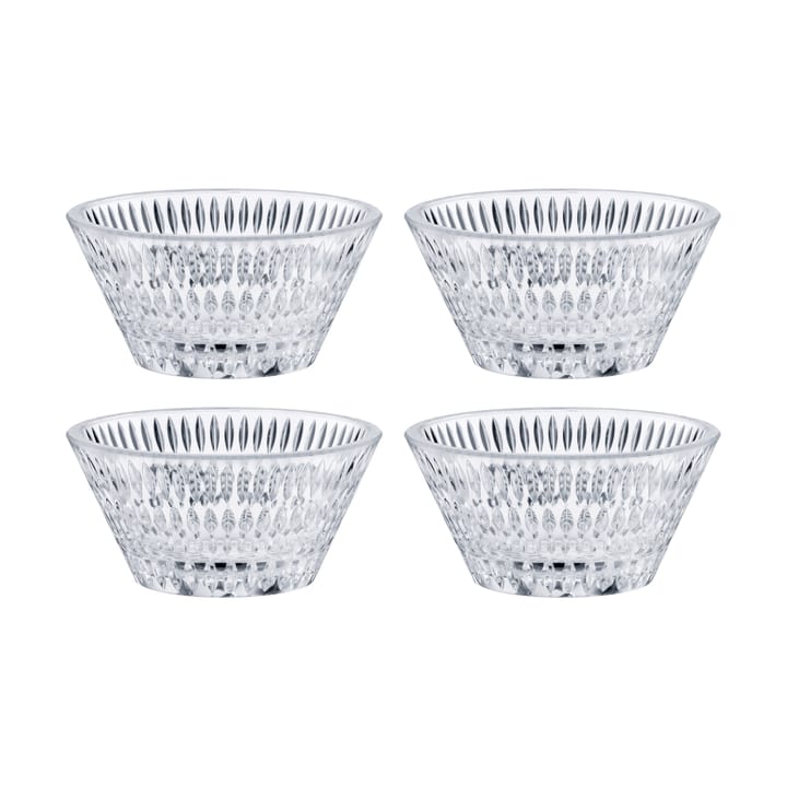 Ethno skål Ø11 cm 4-pk, Clear Nachtmann